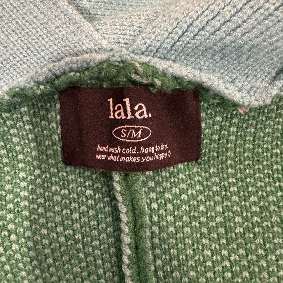 Dressed in Lala Love You Oversize Checkerboard Cardigan Size S/M - Picture 11 of 14